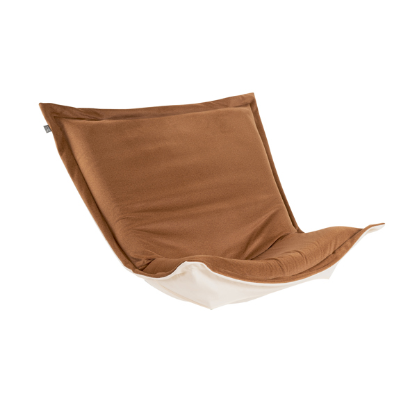 Vinyl Wall Covering Accent Furniture Accent Furniture Puff Chair Cover Qivuit Brown