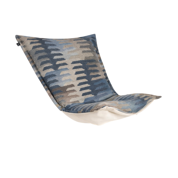 Vinyl Wall Covering Accent Furniture Accent Furniture Puff Chair Cover Navajo Navy