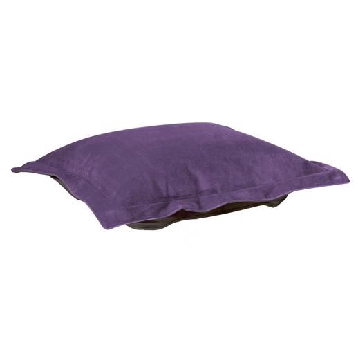  Accent Furniture Accent Furniture Puff Ottoman Cover Bella Eggplant (Cover Only)
