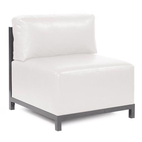 Vinyl Wall Covering Accent Furniture Accent Furniture Axis Chair Avanti White Titanium Frame