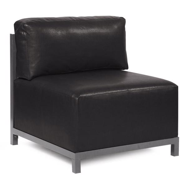 Vinyl Wall Covering Accent Furniture Accent Furniture Axis Chair Avanti Black Titanium Frame