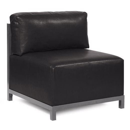  Accent Furniture Accent Furniture Axis Chair Avanti Black Titanium Frame