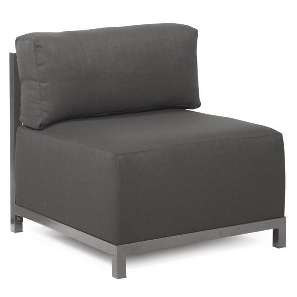 Vinyl Wall Covering Accent Furniture Accent Furniture Axis Chair Sterling Charcoal Titanium Frame