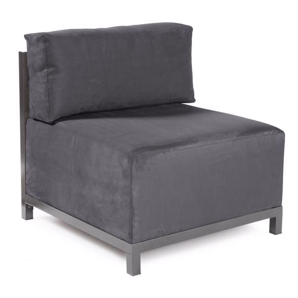 Vinyl Wall Covering Accent Furniture Accent Furniture Axis Chair Regency Gray Titanium Frame
