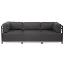 Axis 3pc Sectional Sterling Charcoal Titanium Fram