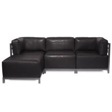 Axis 4pc Sectional Avanti Black Titanium Frame