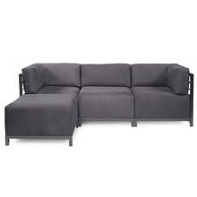 Axis 4pc Sectional Regency Gray Titanium Frame