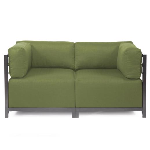 Outdoor Outdoor Axis Corner Chair Seascape Moss Titanium Frame