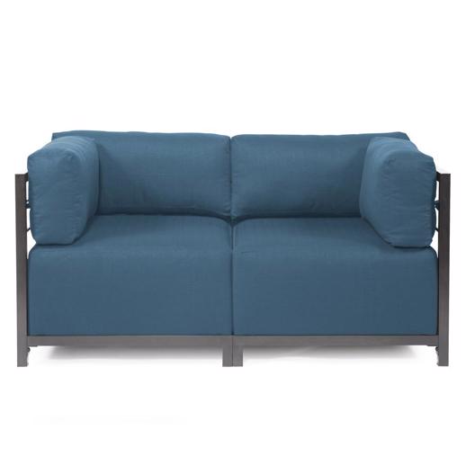 Outdoor Outdoor Axis 2pc Sectional Seascape Turquoise Titanium Fra