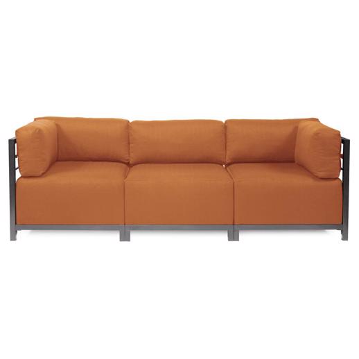Outdoor Outdoor Axis 3pc Sectional Seascape Canyon Titanium Frame