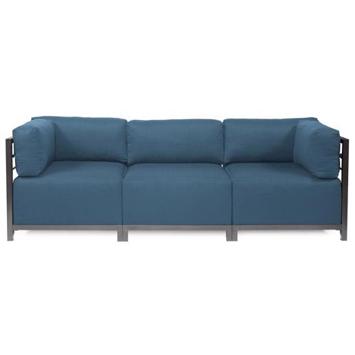 Outdoor Outdoor Axis 3pc Sectional Seascape Turquoise Titanium Fra