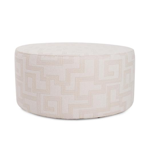  Outdoor Outdoor Indoor/Outdoor Universal Round Ottoman Syros Natural