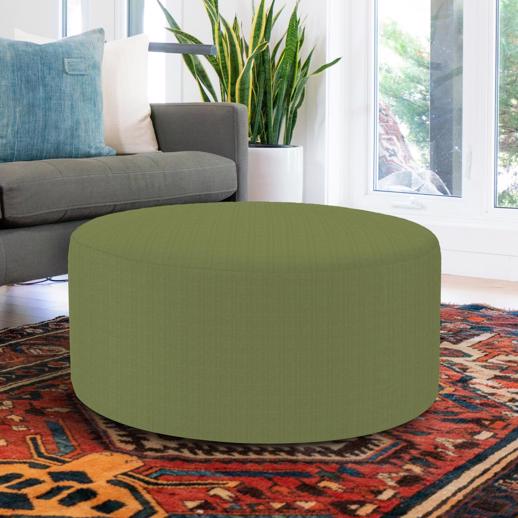 Outdoor Outdoor Universal Round Ottoman Seascape Moss