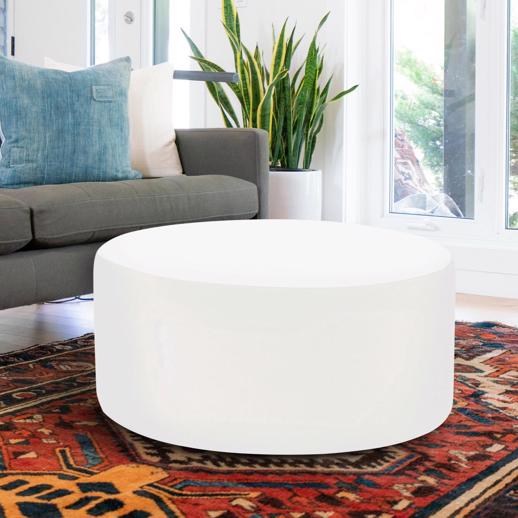 Outdoor Outdoor Universal Round Ottoman Seascape Natural