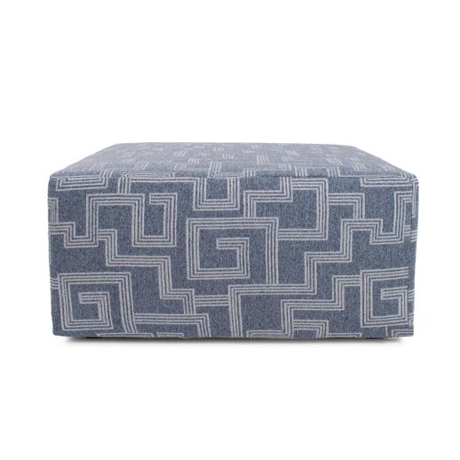  Outdoor Outdoor Indoor/Outdoor Universal Square Ottoman Syros Denim