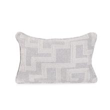 Indoor/Outdoor Pillow 14 x 22 Syros Fog
