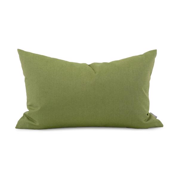 Vinyl Wall Covering Outdoor Outdoor Pillow 14 x 22 Seascape Moss - Poly Insert