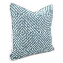 20 x 20 Outdoor Pillow Helm Teal- Poly Insert