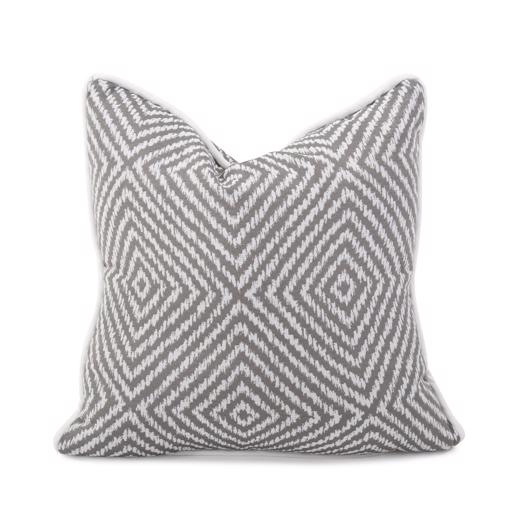 Outdoor Outdoor 20 x 20 Outdoor Pillow Helm Pewter- Poly Insert