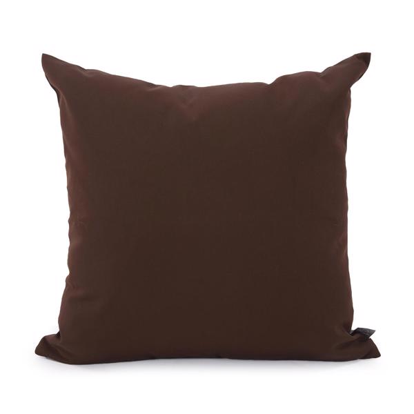 Vinyl Wall Covering Outdoor Outdoor 20 x 20 Pillow Seascape Chocolate