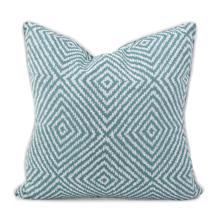 24 x 24 Outdoor Pillow Helm Teal- Poly Insert