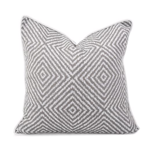  Outdoor Outdoor 24 x 24 Outdoor Pillow Helm Pewter- Poly Insert
