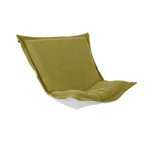 Vinyl Wall Covering Outdoor Outdoor Patio Scroll Puff Chair Cover & Cushion, Alicante 