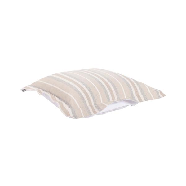 Vinyl Wall Covering Outdoor Outdoor Indoor/Outdoor Puff Ottoman Cover & Cushion Dune Sand