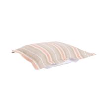 Indoor/Outdoor Puff Ottoman Cover & Cushion Dune Terra