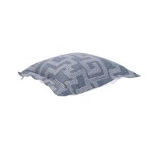 Indoor/Outdoor Puff Ottoman Cover & Cushion Syros Denim