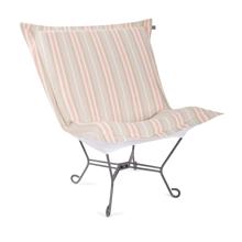 Indoor/Outdoor Puff Scroll Chair Dune Terra