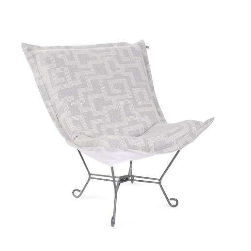  Outdoor Outdoor Indoor/Outdoor Puff Scroll Chair Syros Fog