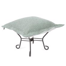Patio Scroll Puff Ottoman Titanium, Alicante Breez