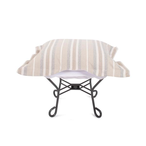 Vinyl Wall Covering Outdoor Outdoor Indoor/Outdoor Puff Scroll Ottoman Dune Sand