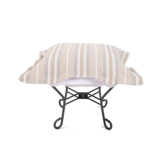  Outdoor Outdoor Indoor/Outdoor Puff Scroll Ottoman Dune Sand