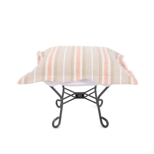  Outdoor Outdoor Indoor/Outdoor Puff Scroll Ottoman Dune Terra