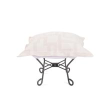 Indoor/Outdoor Puff Scroll Chair Syros Natural