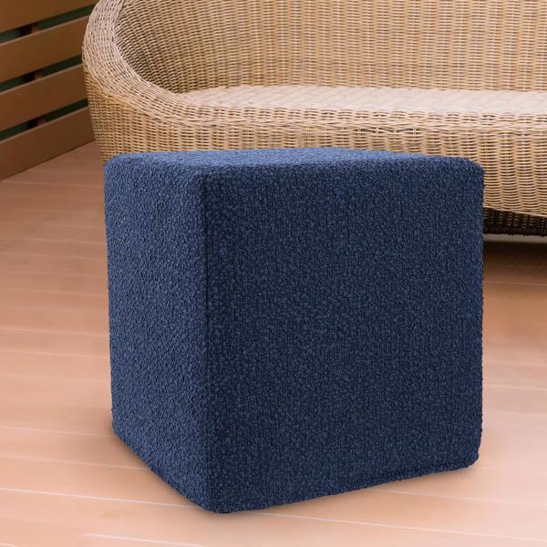 Vinyl Wall Covering Outdoor Outdoor Patio No Tip Block Short, Alicante Indigo