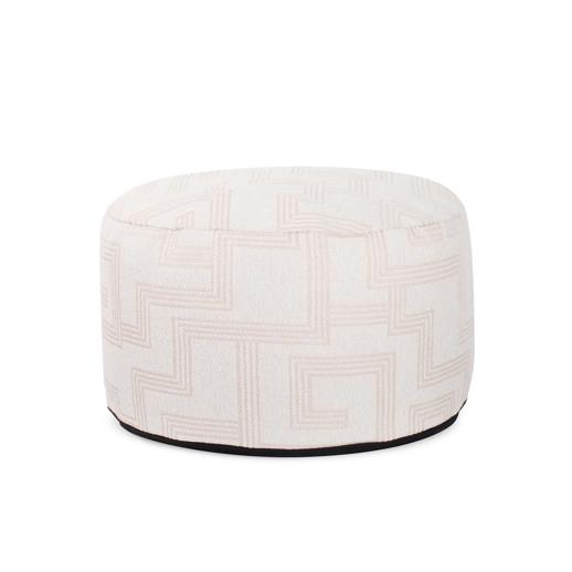  Outdoor Outdoor Short Indoor/Outdoor Pouf Syros Natural