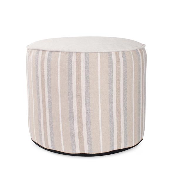 Vinyl Wall Covering Outdoor Outdoor Indoor/Outdoor Pouf Tall Dune Sand