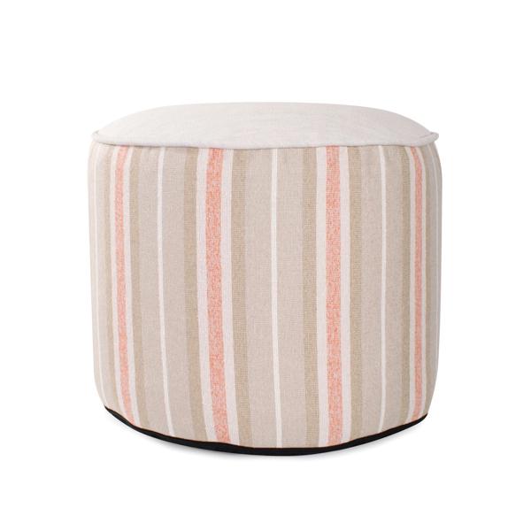 Vinyl Wall Covering Outdoor Outdoor Indoor/Outdoor Pouf Tall Dune Terra