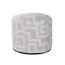 Indoor/Outdoor Pouf Tall Syros Fog