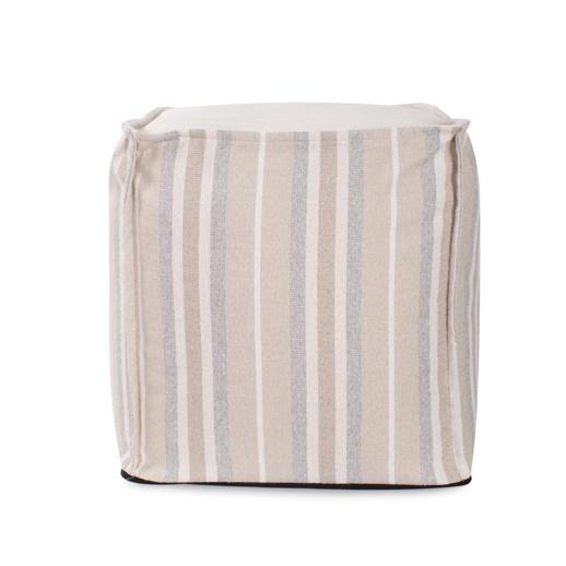  Outdoor Outdoor Tall Square Indoor/Outdoor Pouf Dune Sand