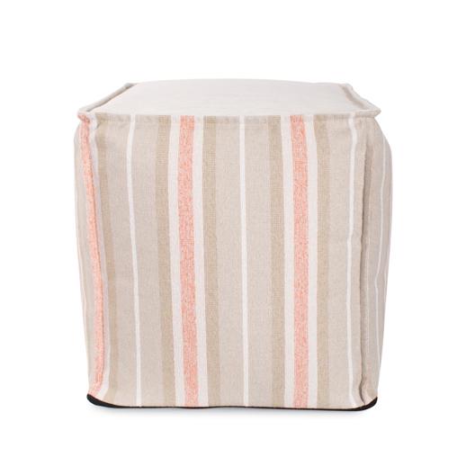  Outdoor Outdoor Tall Square Indoor/Outdoor Pouf Dune Terra