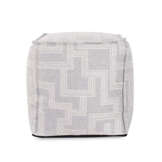  Outdoor Outdoor Tall Square Indoor/Outdoor Pouf Syros Fog