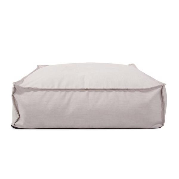 Vinyl Wall Covering Outdoor Outdoor Outdoor Square Floor Pouf, Seascape Sand