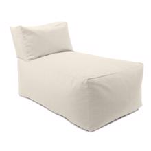 Outdoor Pouf Lounge, Driftwood Natural