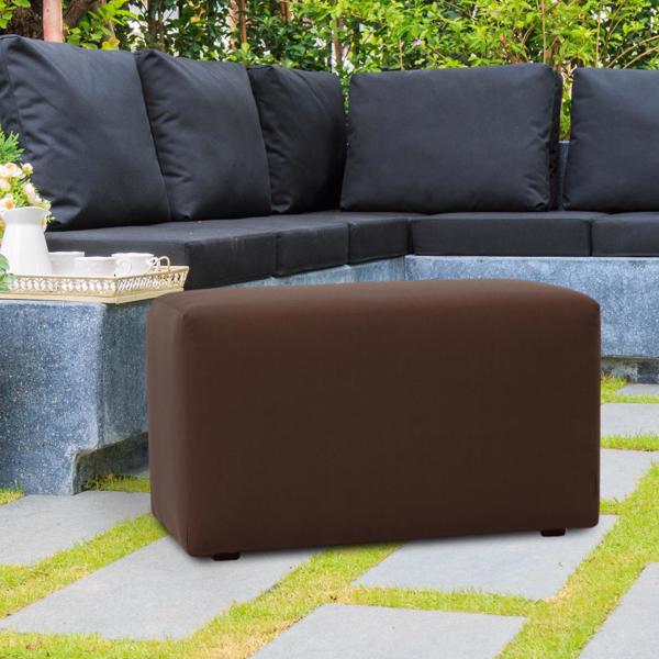 Vinyl Wall Covering Outdoor Outdoor Universal Bench Cover Seascape Chocolate (Cover On