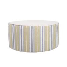 Indoor/Outdoor Universal Round Ottoman Dune Moss Cover Only