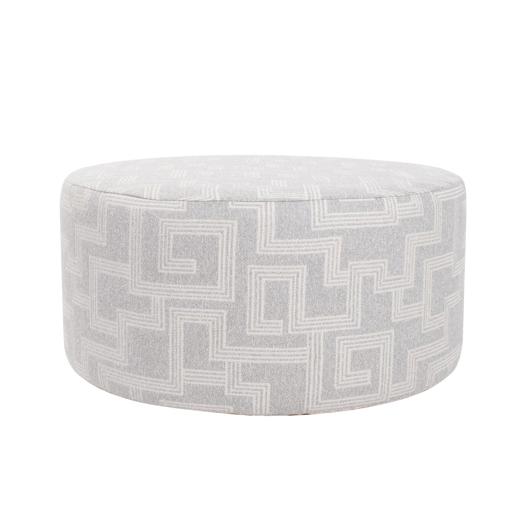  Outdoor Outdoor Indoor/Outdoor Universal Round Ottoman Syros Fog Cover Only